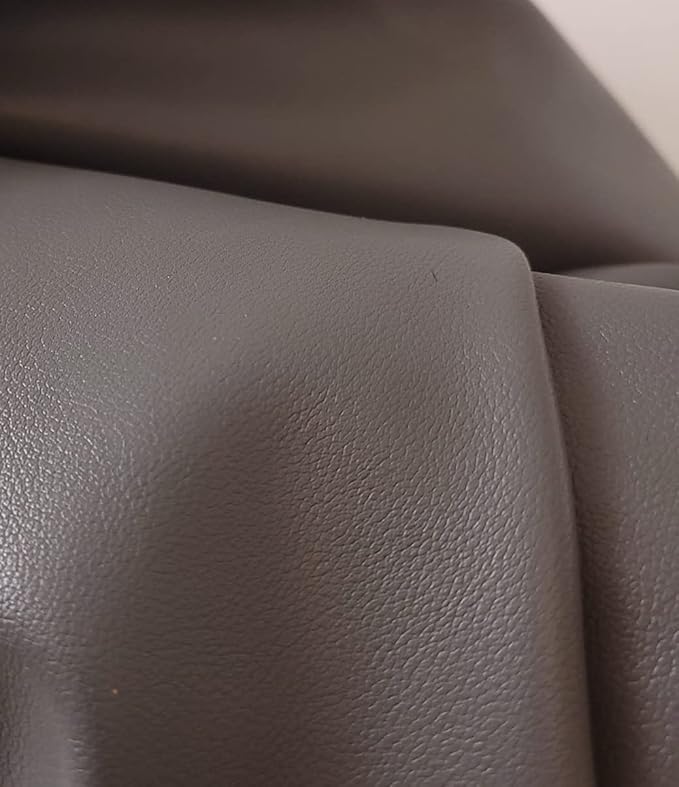 NAT Leathers, Dark Gray Soft Faux Vegan Leather PU {Peta Approved Vegan}