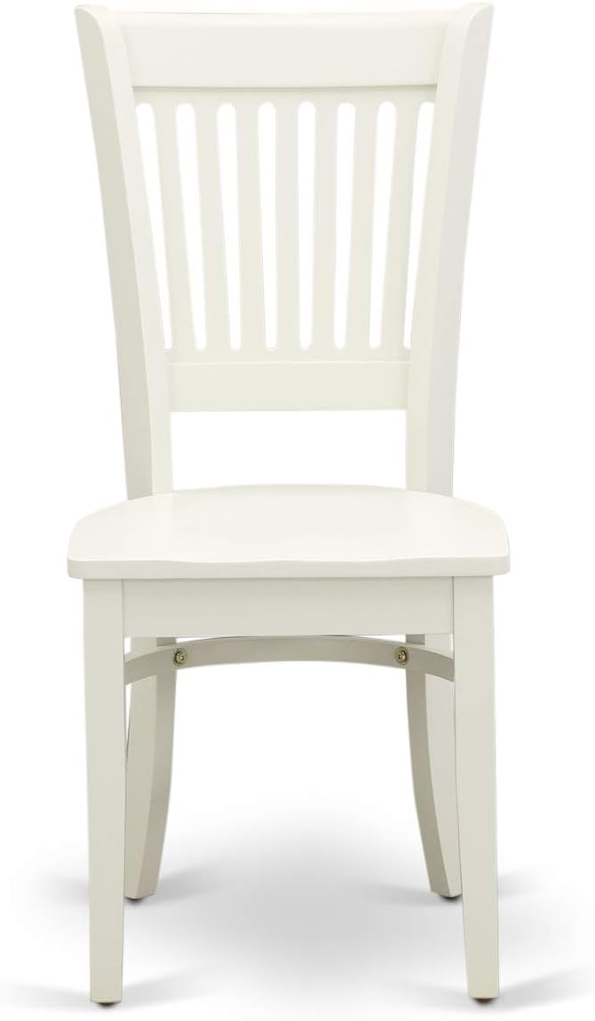 East West Furniture NDVA3-LWH-W 3 Piece Modern Dining Table Set Contains a