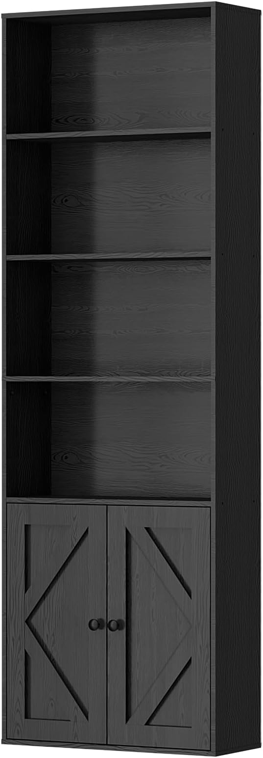 Bookshelf, 6-Tier Floor Bookcase