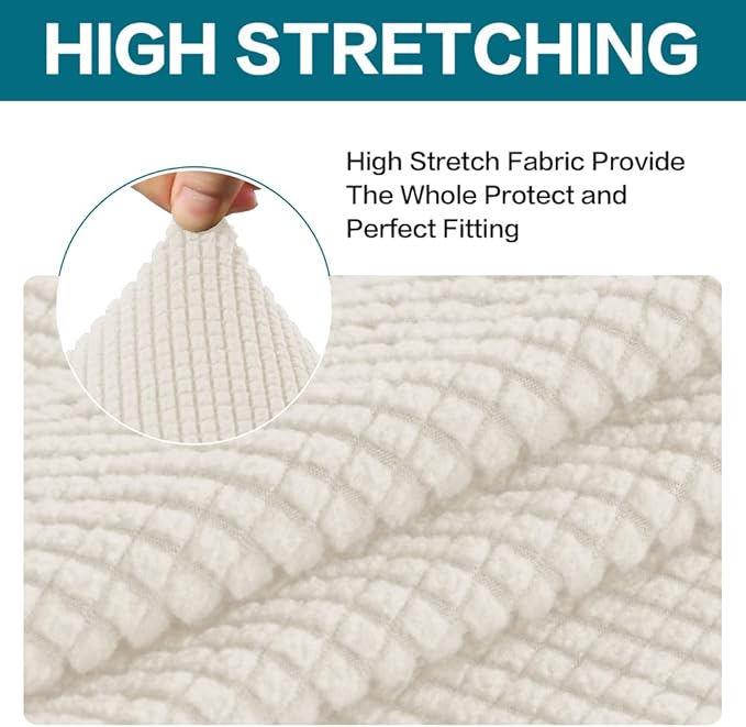 Turquoize Stretch Sofa Slipcover 2 Pieces Sofa Cover Couch Cover