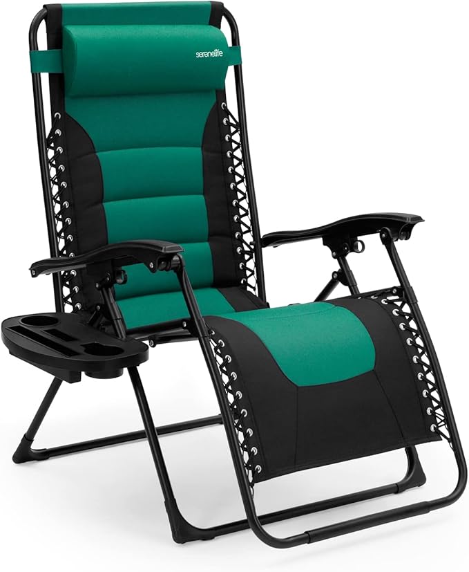 SereneLife Padded Zero Gravity Lounge Chair