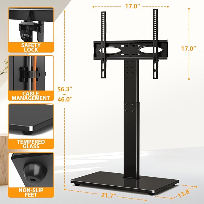 TAVR Universal Floor TV Stand Base