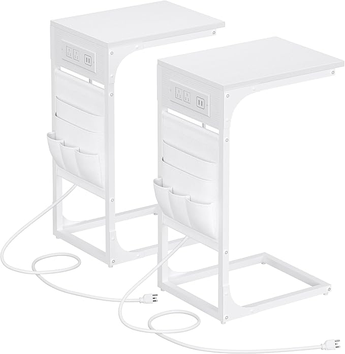 TUTOTAK C Shaped End Table