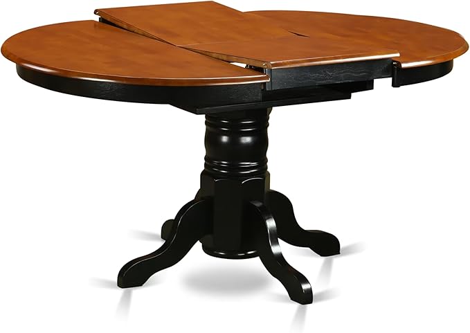 East West Furniture AAVT-BLK-TP Avon Kitchen Dining Table
