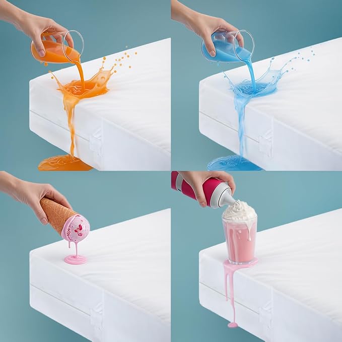 Utopia Bedding Mattress Protector Zippered Full Size, 100% Waterproof Bed Bug