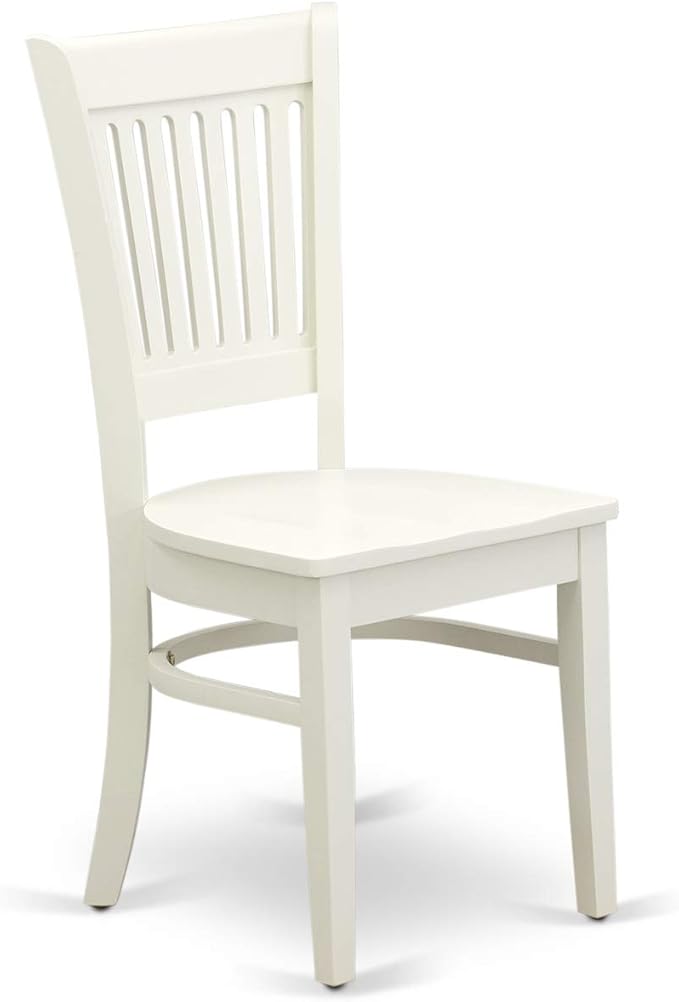 East West Furniture NDVA5-LWH-W 5 Piece Dining Table Set