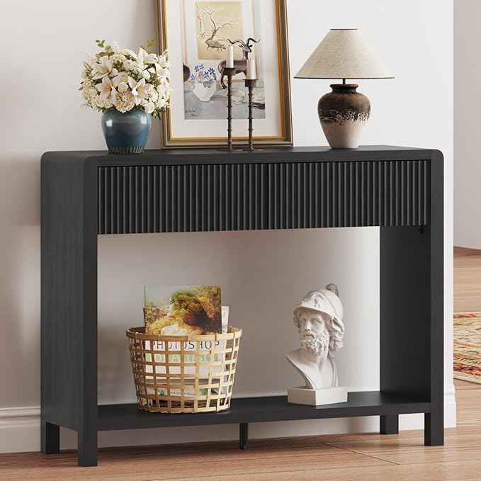 FATORRI Console Entryway Table, Modern Sofa Table
