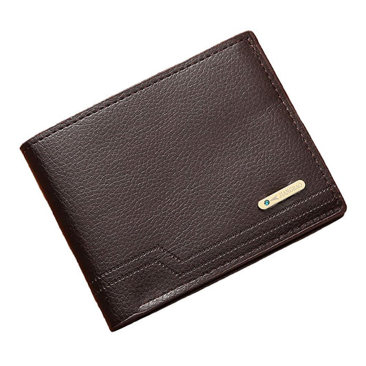 MUFANDUO Slim Wallet for Men with Coin Purse, Minimalist Wallet with Zipper, Bifold Mens Wallets with Credit Card Holder, PU Leather Men's Wallet with Money Clip, Carteras Para Hombres (Coffee L)