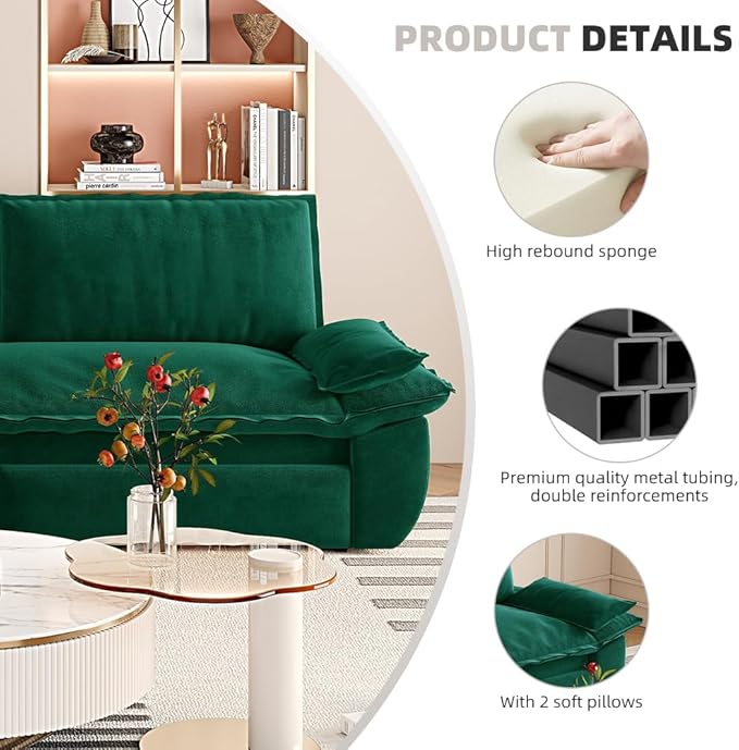 73.2" Sofa Bed Queen, 3-in-1 Pull Out Sofa Bed