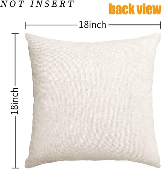 RABUSOFA Outdoor Pillow Covers Waterproof 18x18 Inch, Outdoor Bird Lumbar Throw