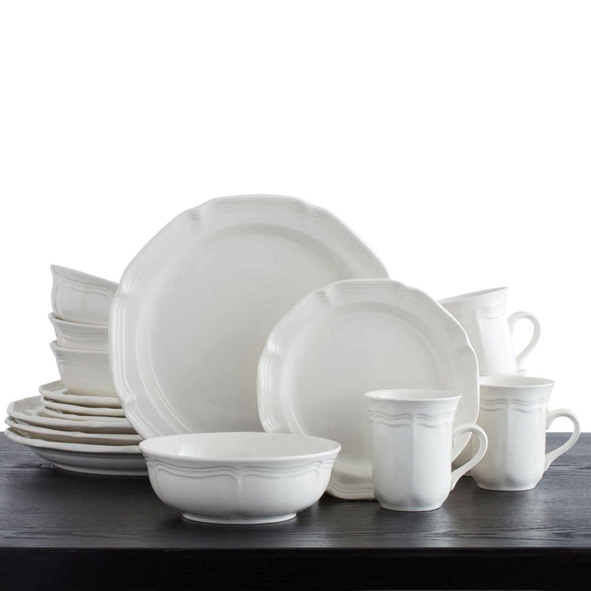 Mikasa French Countryside 16-Piece Dinnerware Set, Service for 4