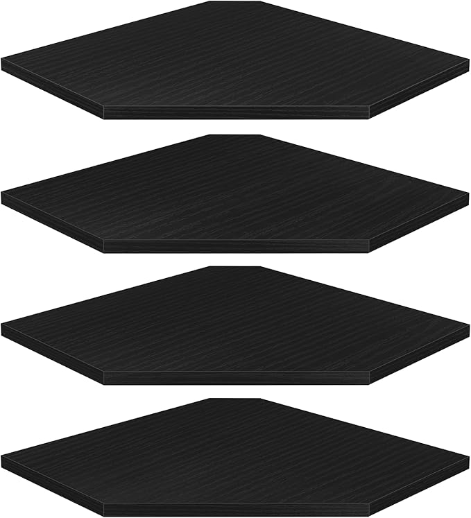 Homode Corner Floating Shelves, Corner Shelves Wall Mounted