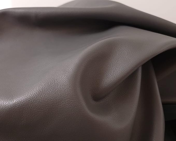 NAT Leathers, Dark Gray Soft Faux Vegan Leather PU {Peta Approved Vegan}