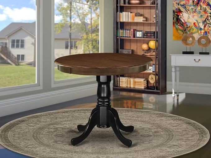 East West Furniture AMT-WBK-TP Antique Dining Table