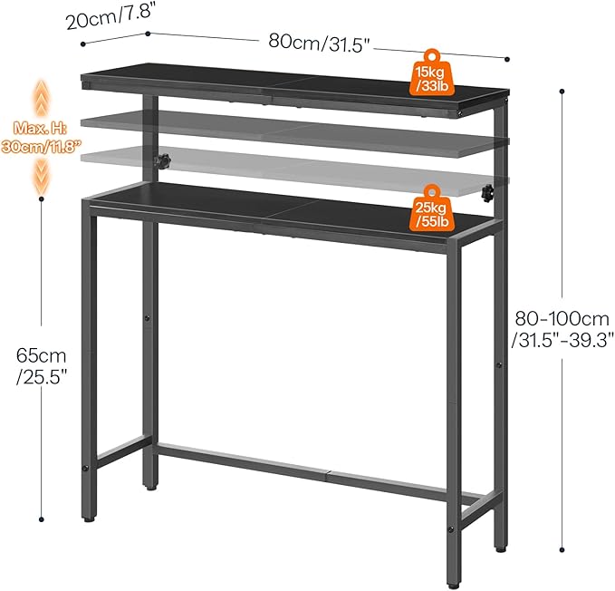 HOOBRO Narrow Console Table