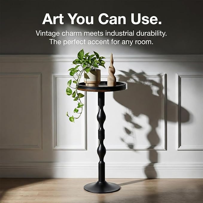 Small Round Side Table, Drink Table