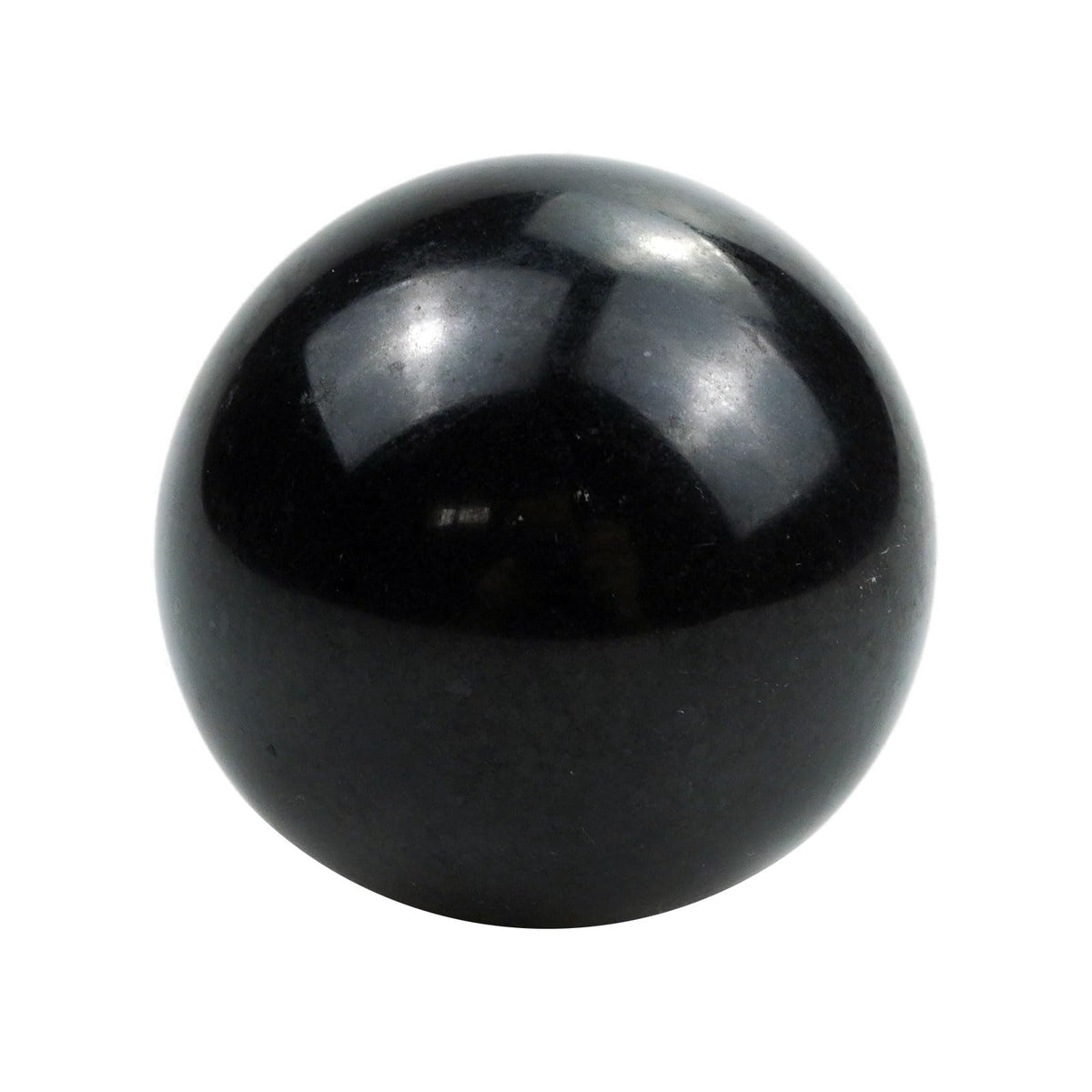 SISAMN Black Tourmaline Crystal Spheres Ball 50-60mm - Healing Crystals Decor for Meditation, Chakra Alignment, Yoga,Gifts Collection - 1.97-2.36 inches