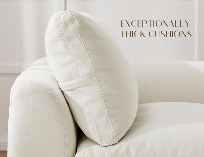 ohllob Oversized Cloud Couches for Living Room, Convertible Sectional Couch
