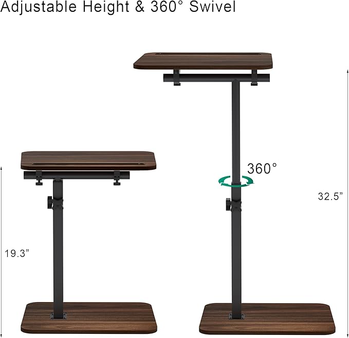 Side Table Sofa Tray for Couch