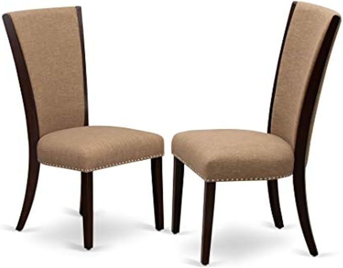 East West Furniture VEP3T47 Verona Modern Parson Chairs