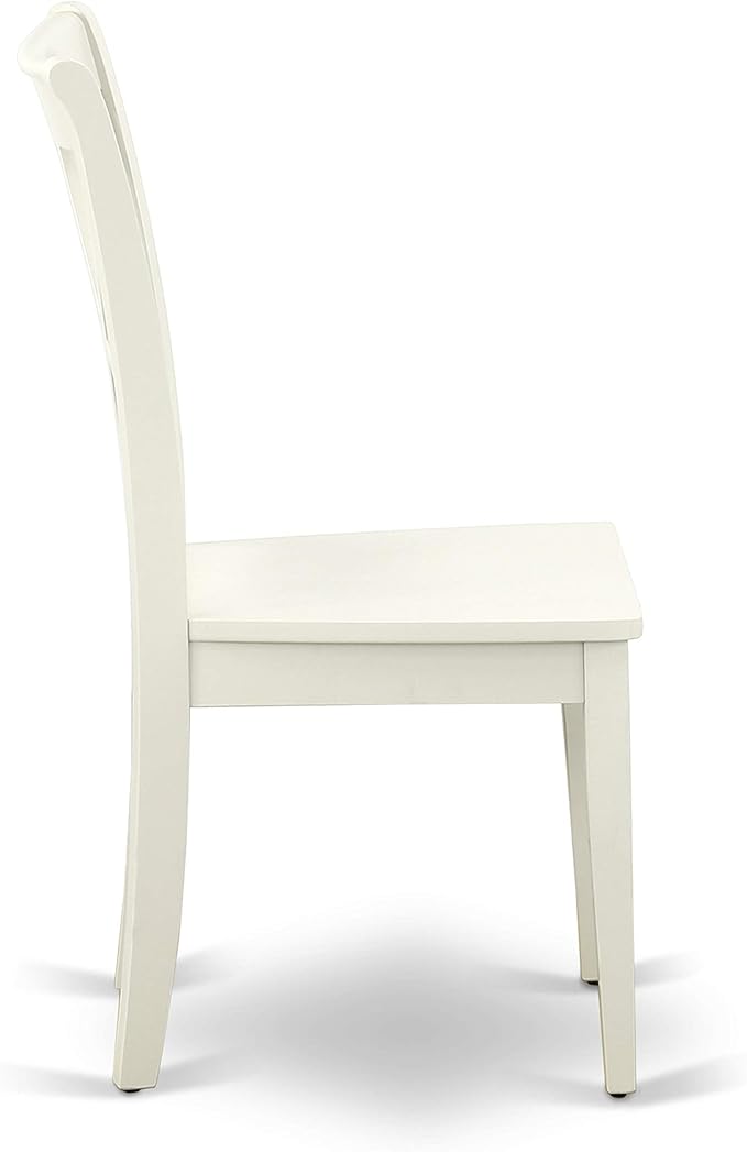 East West Furniture CLC-LWH-W Clarksville Dining Room Chairs