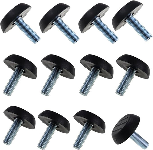 1/4-20 UNC Thread Adjustable Furniture Levelers Table Feet Screw in Threaded