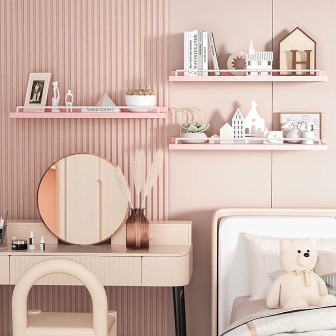 RYOFOBETTO 22 inches Long Floating Shelves, Bathroom Decor Shelves Over Toilet