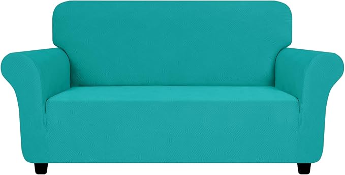ZNSAYOTX Super Stretch Loveseat Covers, New Striped Love Seat Slipcover