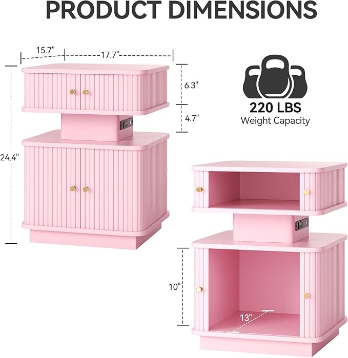AKMAKM Bedroom Night Stand