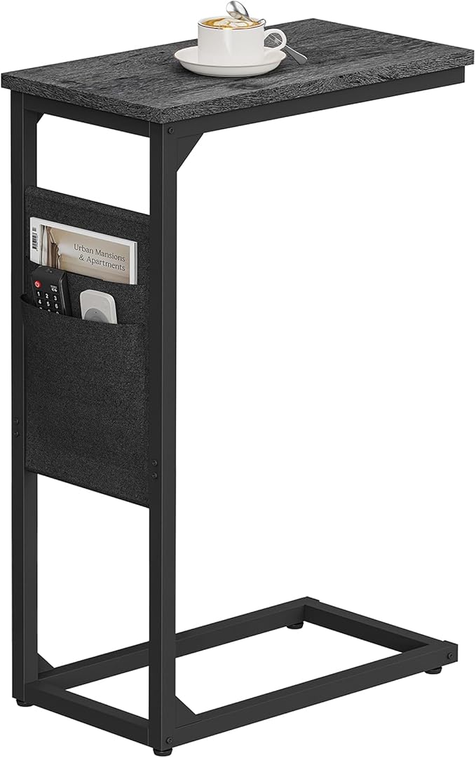 TUTOTAK C Shaped End Table, Side Table