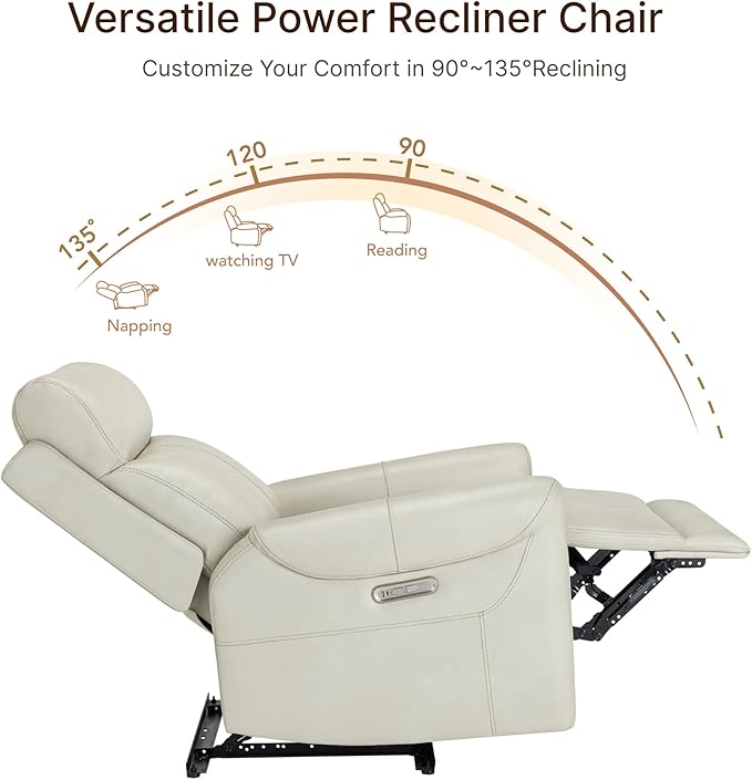 KISLOT Leather Recliner Chair Set of 2, Wall Hugger RV Recliners