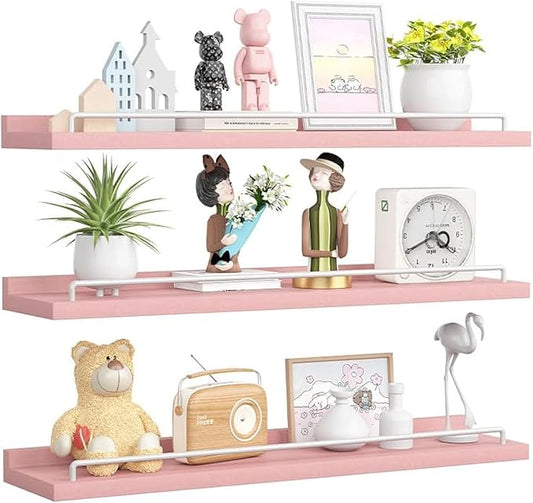 RYOFOBETTO 22 inches Long Floating Shelves, Bathroom Decor Shelves Over Toilet