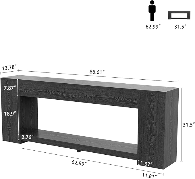 Epecoya Extra Long Console Table