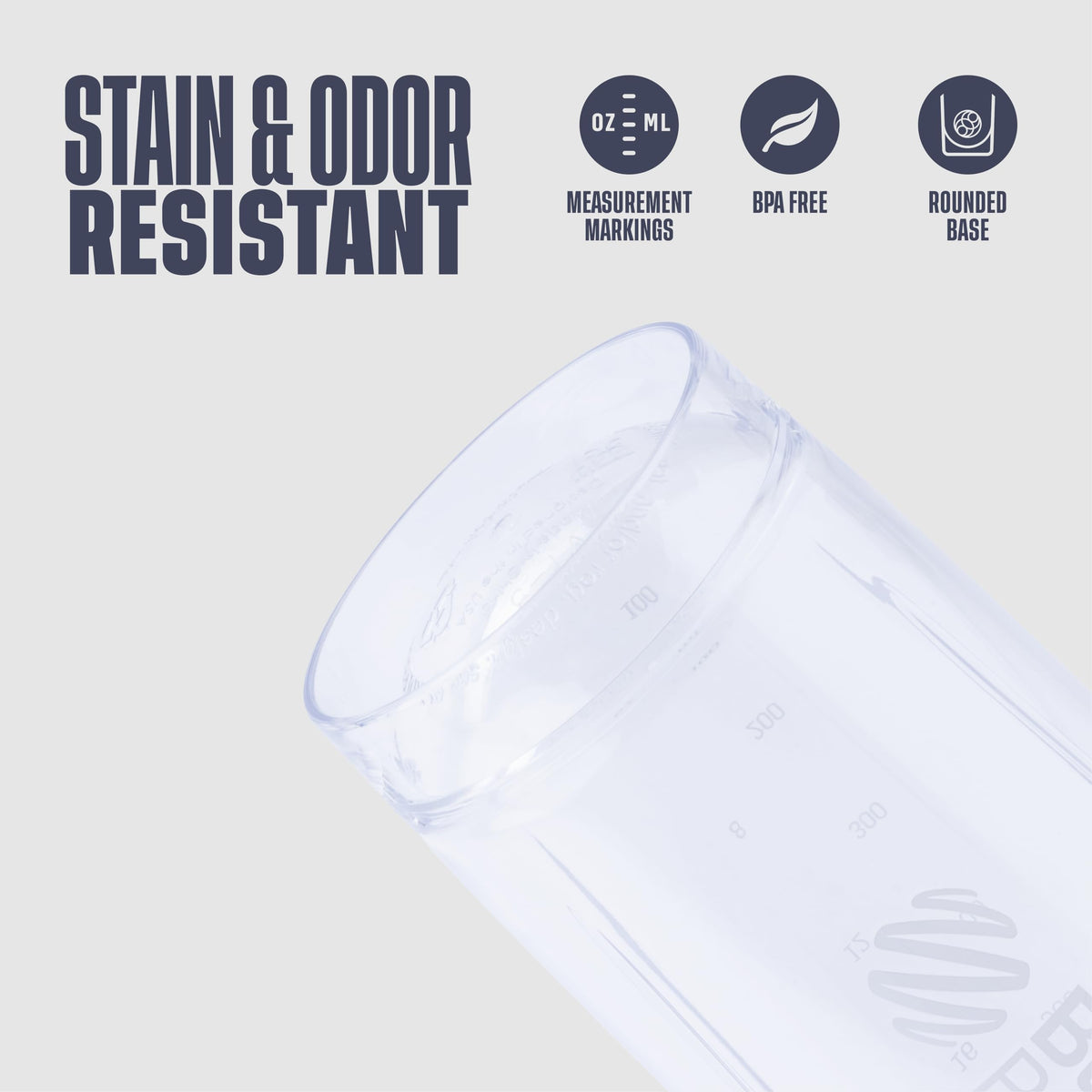 BlenderBottle Strada Tritan Shaker Bottle with Locking Lid, 28-Ounce, White
