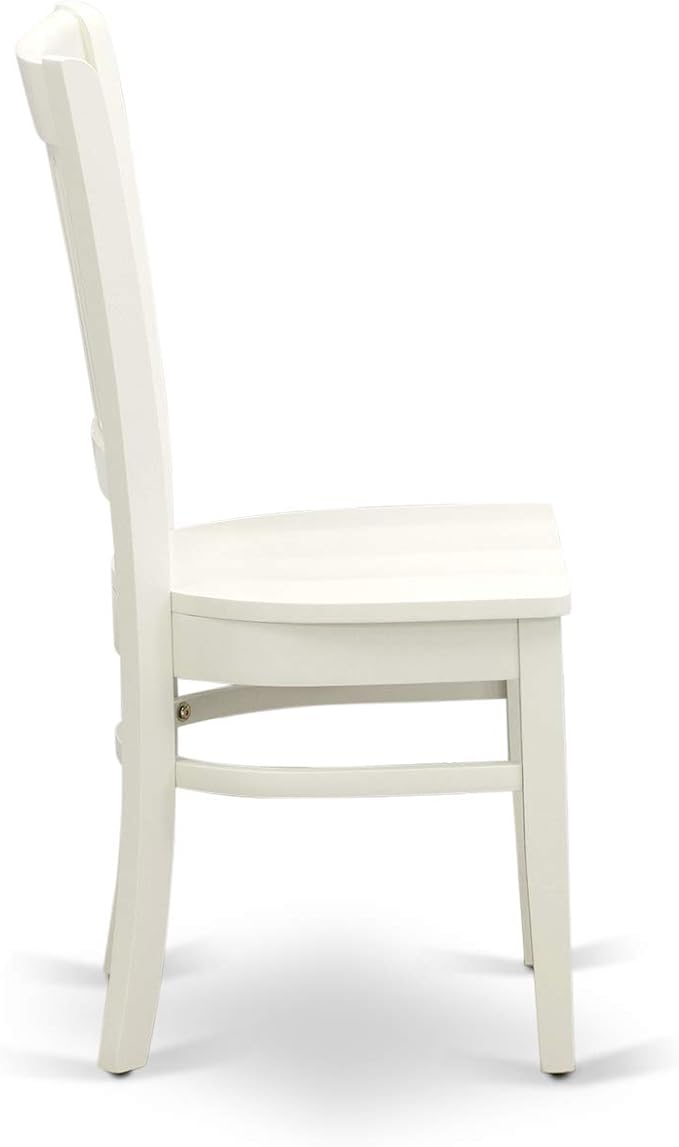 East West Furniture NDVA5-LWH-W 5 Piece Dining Table Set