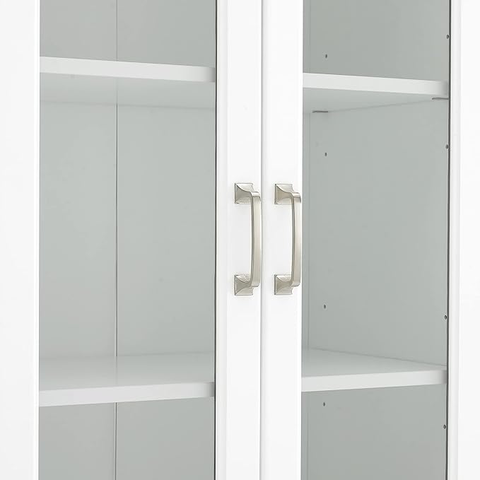 Crosley Furniture Stanton 3-Piece Sideboard Buffet Cabinet and Glass Door