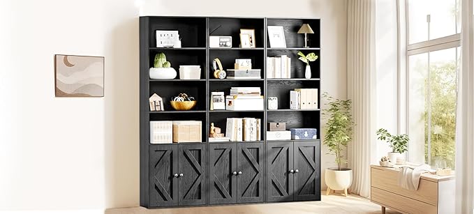 Bookshelf, 6-Tier Floor Bookcase