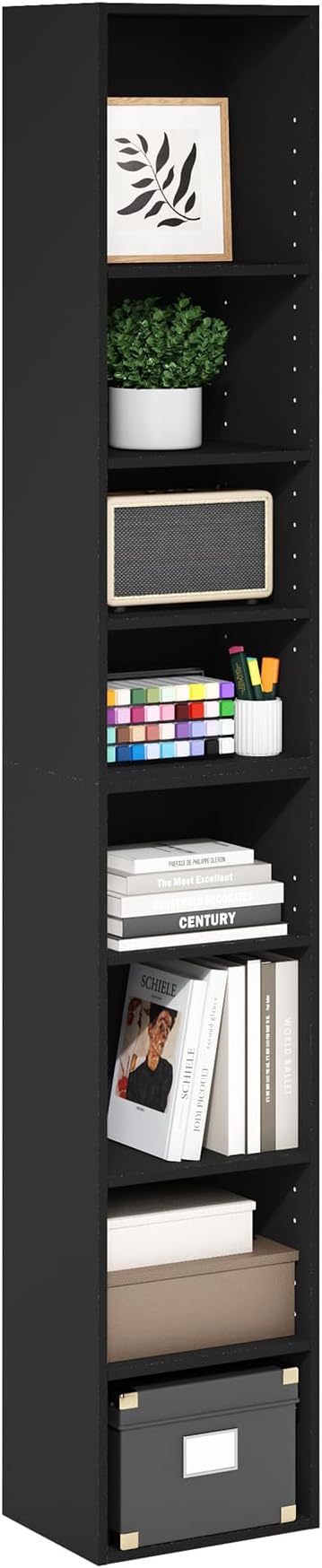 Furinno PASIR Book Shelf, 8-Tier Bookshelf, Bookcase