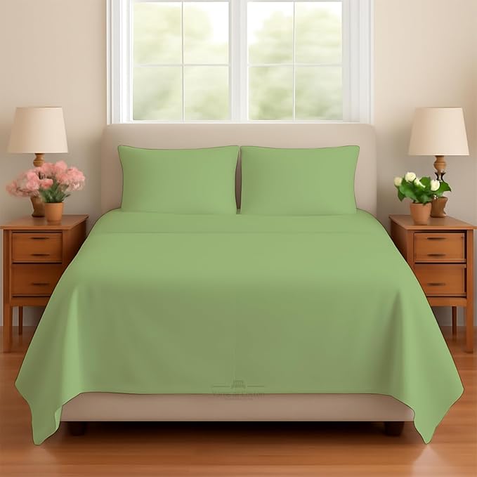 Sleeper Sofa Bed Sheet, 100% Cotton 400 Thread Count, 4 Piece Set, Deep Pocket