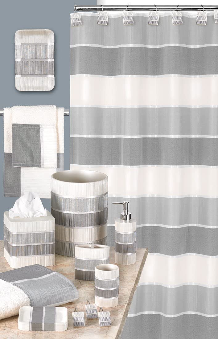 Popular Bath Modern LINE, Tissue Box, Grey