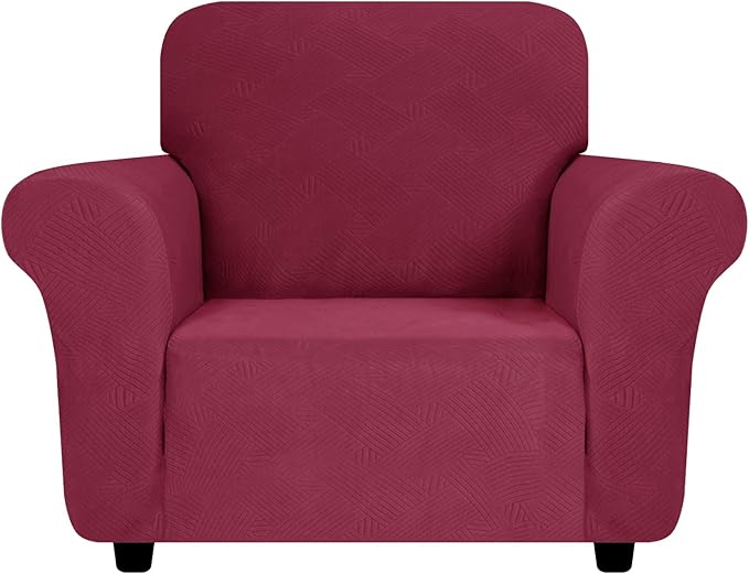 ZNSAYOTX Super Stretch Chair Slipcover, New Striped Sofa Chair Covers
