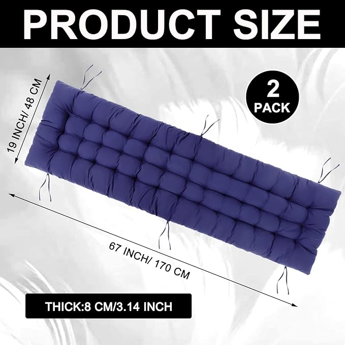 67 x 19 Inch Chaise Lounge Cushions Soft Lounge Chair Cushion Gravity Chair