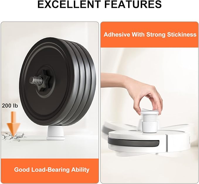 Adjustable Furniture Bed Risers, 1.6-2.6 inch Bed Risers Black, Durable Plastic