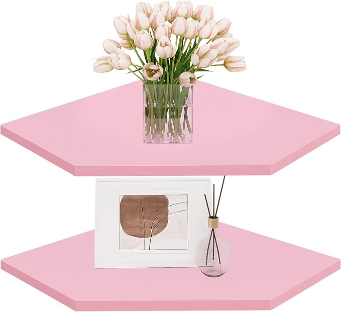 Homode Corner Floating Shelves, Corner Wall Shelf