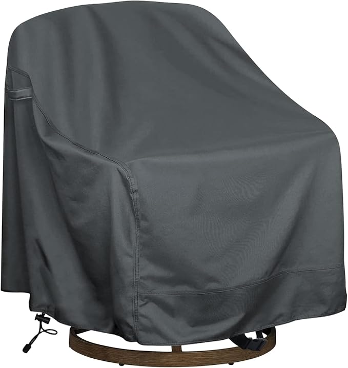 Outdoor Swivel Lounge Chair Cover, Waterproof Heavy Duty Outdoor Chair Covers