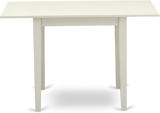 East West Furniture NDVA5-LWH-W 5 Piece Dining Table Set