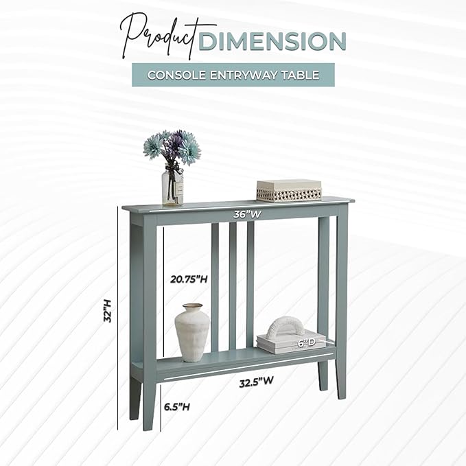 Kings Brand Furniture Narrow Console Table