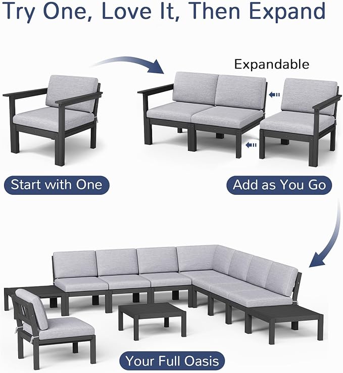 Stoog Modular Armchair with Removable Arms