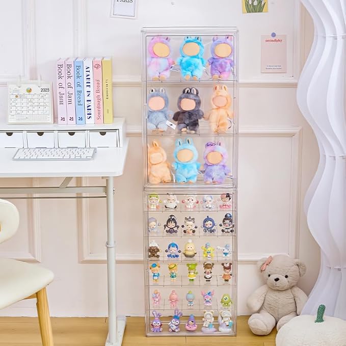 BOHOIDEE 6 Tiers Extra Large Clear Display Case