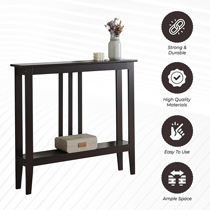 Kings Brand Furniture Narrow Console Table